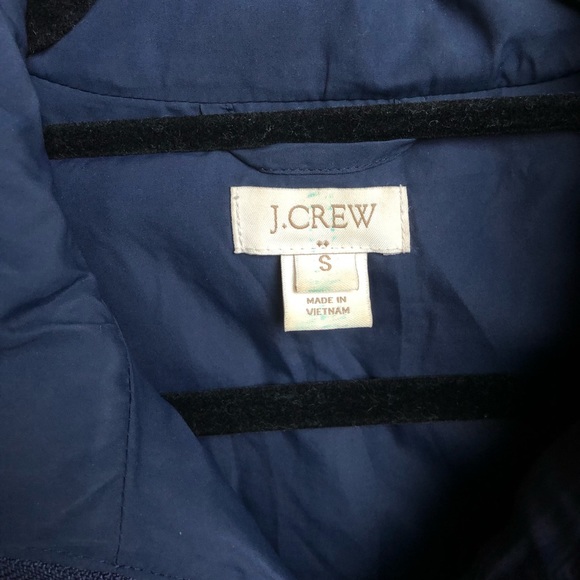 J Crew Quilted Vest Navy - Size Small - Picture 4 of 4